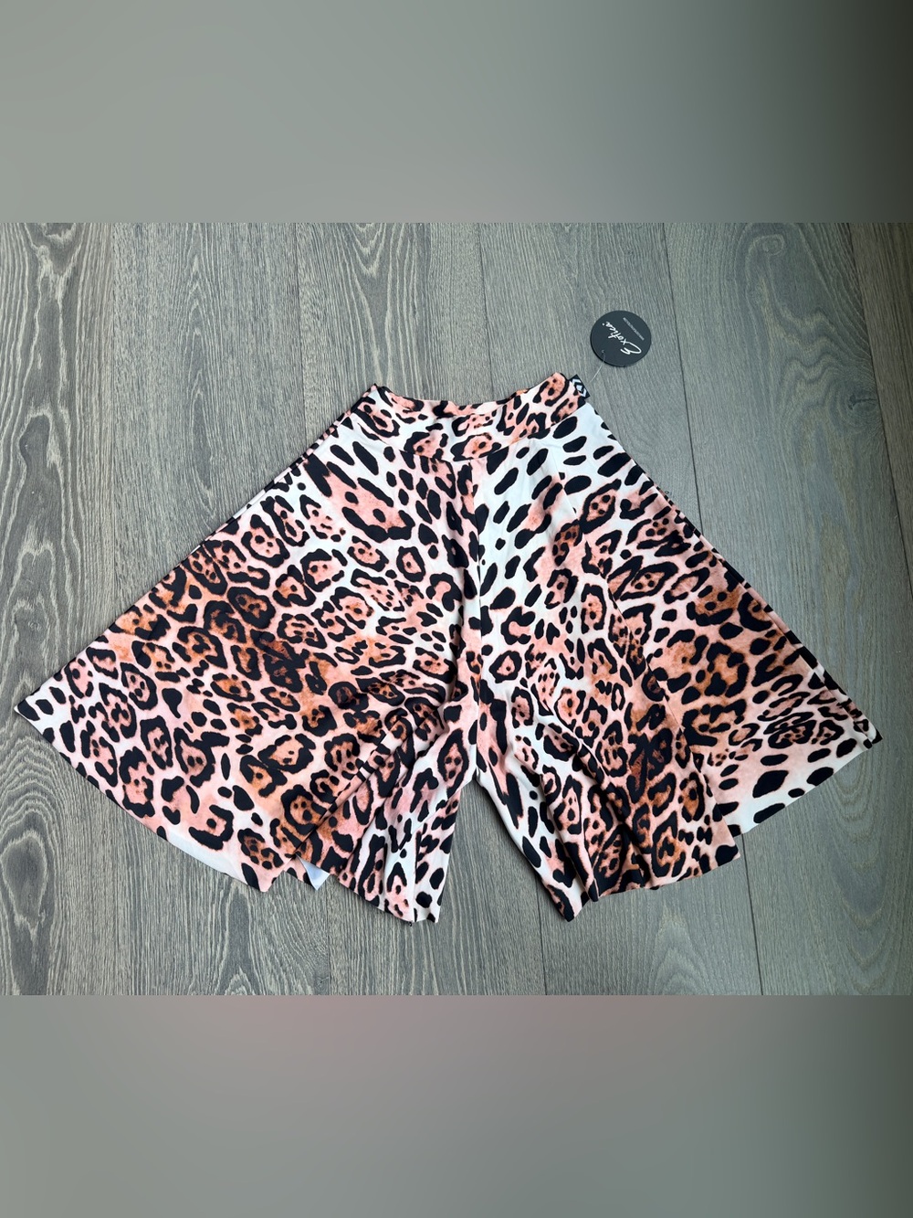 ExoticAthletica Exotica Primal Animal Print Silky Basketball Palazzo Short